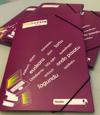 Diseño de carpetas Udaberria