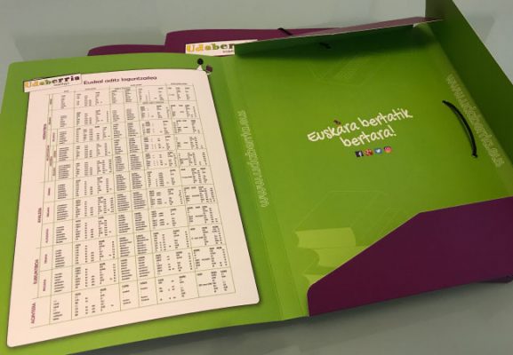 Diseño de carpetas Udaberria