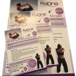 Diseño carteles Fisiona hipopilates
