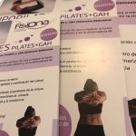 Diseño carteles Fisiona Pilates + GAH