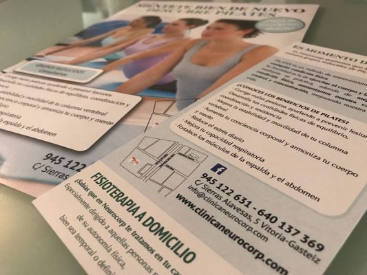 Folletos y cartelería Neurocorp