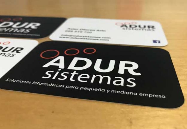 Tarjetas de Adur Sistemas
