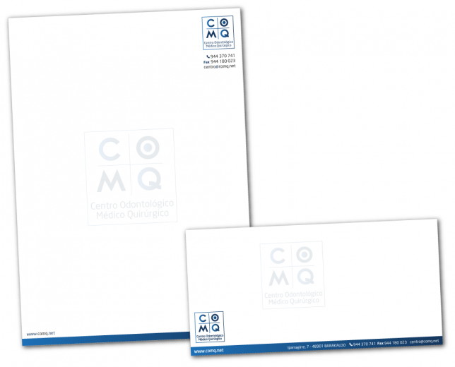 Papelería corporativa COMQ
