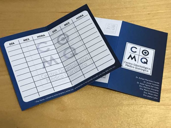 Tarjetas de citas