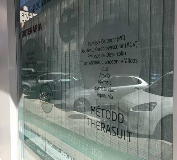 Neurocorp detalle del escaparate