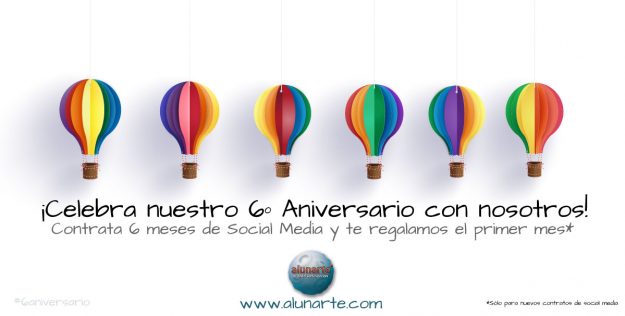 Blog de Marketing | Promoción de redes sociales 6º aniversario