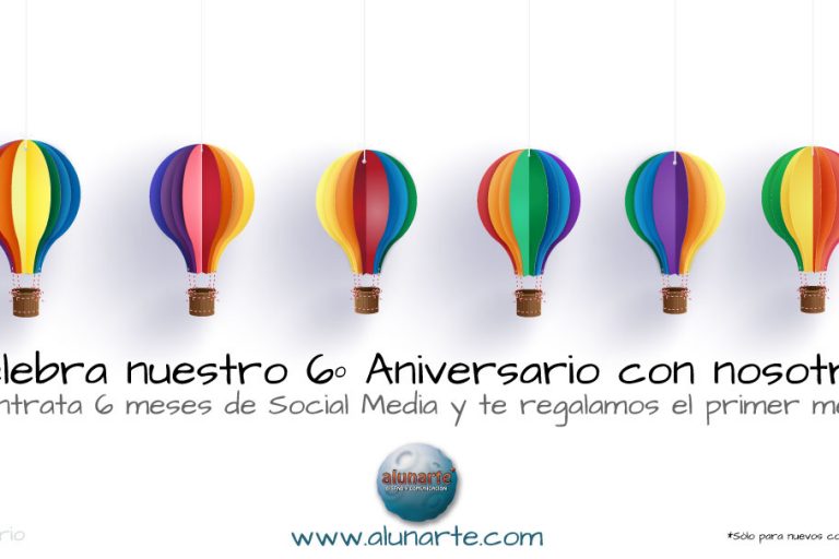 Blog de Marketing | Promoción de redes sociales 6º aniversario