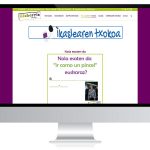 Diseño de página web Udaberria Euskaltegia Ikaslearen Txokoa