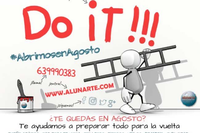 Blog de Marketing | Abrimos en agosto | ALUNARTE