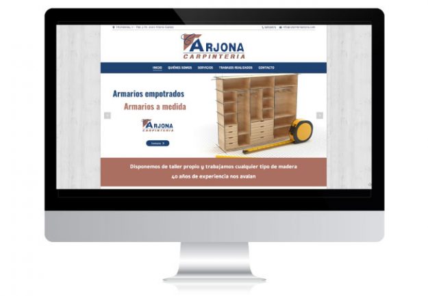 Diseño web Carpintería Arjona Vitoria-Gasteiz
