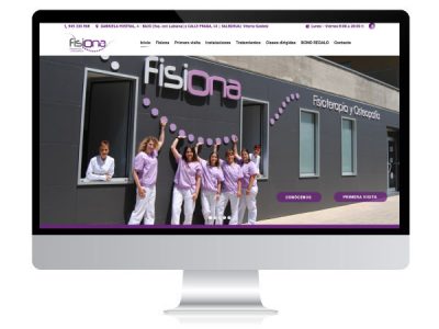 Diseño Web para fisioterapia