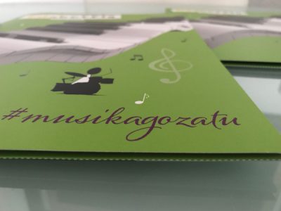 Diseño carpeta para los alumnos de Udaberria Musika