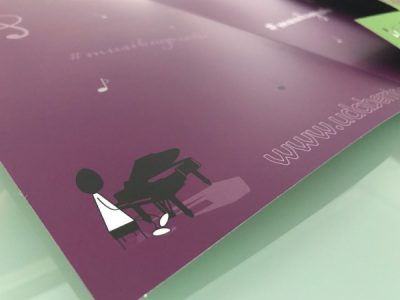 Diseño carpeta para los alumnos de Udaberria Musika