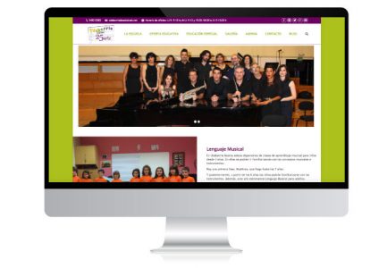 Diseño Web para Escuela de Música - Udaberria Musika Vitoria-Gasteiz