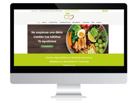 Diseño web para nutricionista | Nutrición Vitoria