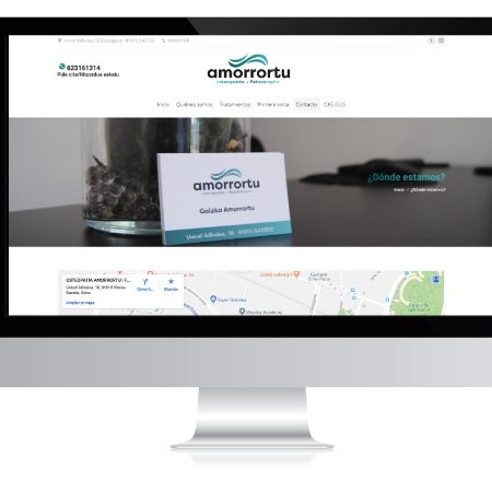Diseño web para osteopatía | Amorrortu Osteopatía