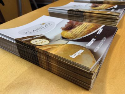 Diseño de carta para Tortillas Klaritxu | Alunarte diseño y comunicación | Vitoria-Gasteiz