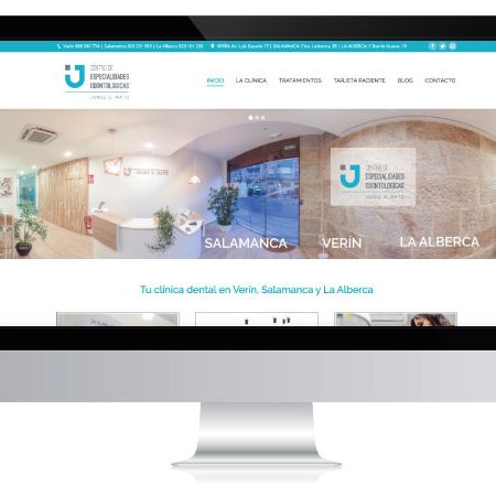 Página web para clínica dental | Alunarte diseño y comunicación | Vitoria-Gasteiz