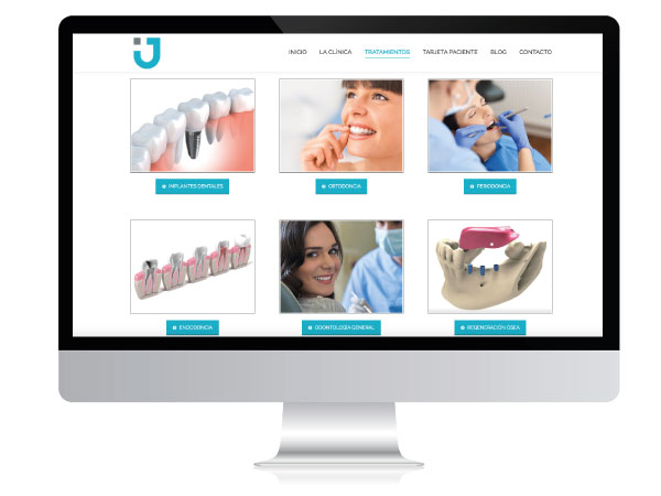 Página web para clínica dental | Alunarte diseño y comunicación | Vitoria-Gasteiz