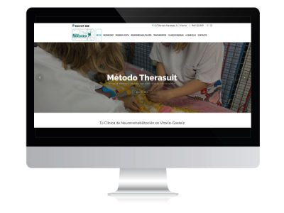 Diseño web para centro de fisioterapia y neurorrehabilitación Neurocorp | Alunarte diseño y comunicación | Vitoria-Gasteiz