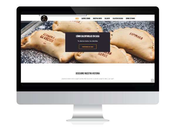 Diseño de página web para Restaurante en Vitoria-Gasteiz | ALUNARTE diseño y comunicación | Cachito Mío Gourmet