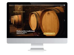 Diseño web para Bodegas Bikain | ALUNARTE diseño y comunicación | Vitoria-Gasteiz