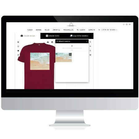 Diseño de tienda online de ropa personalizada | ALUNARTE diseño y comunicación