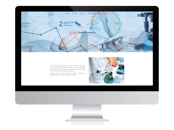 Diseño web para consultoría estadística | Alunarte diseño y comunicación | Vitoria-Gasteiz