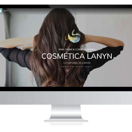 Diseño de tienda online de cosmética natural Lanyn | Alunarte diseño web