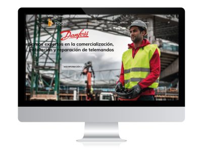 Diseño web para empresa de telecontrol Iribarri - Alunarte diseño y comunicación