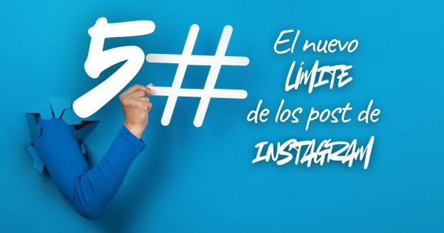 límite de 5 hashtags en Instagram