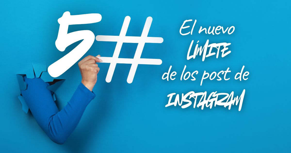 límite de 5 hashtags en Instagram